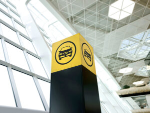 car rental spot Information desk