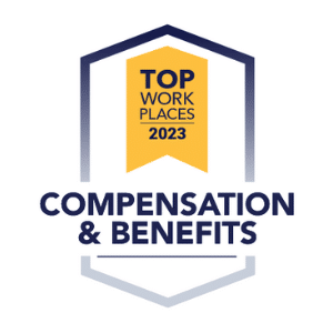 Top places to work in 2023: compensation & benefits