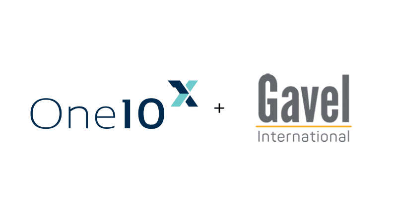 One10 logo plus the Gavel International logo