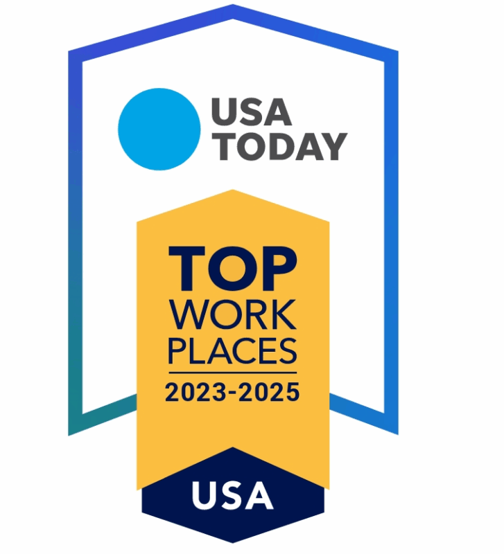 Usa Today Top Work Places Badge